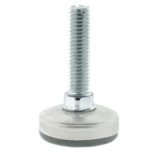 LEVELING GLIDE WITH 2″ BASE AND A 5/16″ THREADED STEM